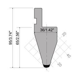 Poinçon plieuse Promecam P.95.35.R5