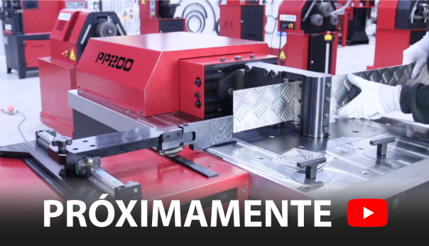 Tope automatizado para la Prensa Plegadora Horizontal PP200 CNC